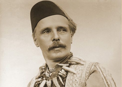 Karl May as Kara Ben Nemsi, 1896