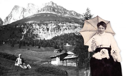 Fotocollage Klara May und Karl May in Tirol