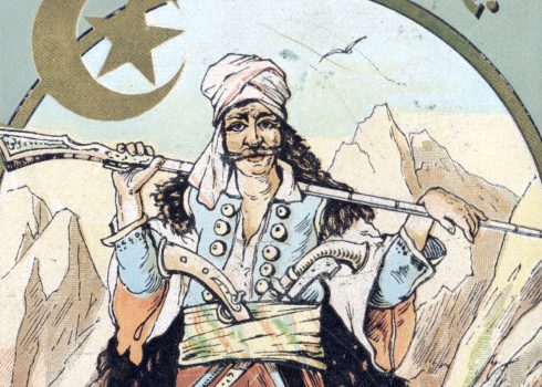 Illustration of Karl May's book "Durch das Land der Skipetaren"